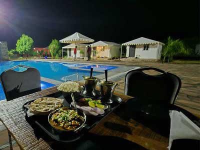 Resort with Swimming Pool in Jawai